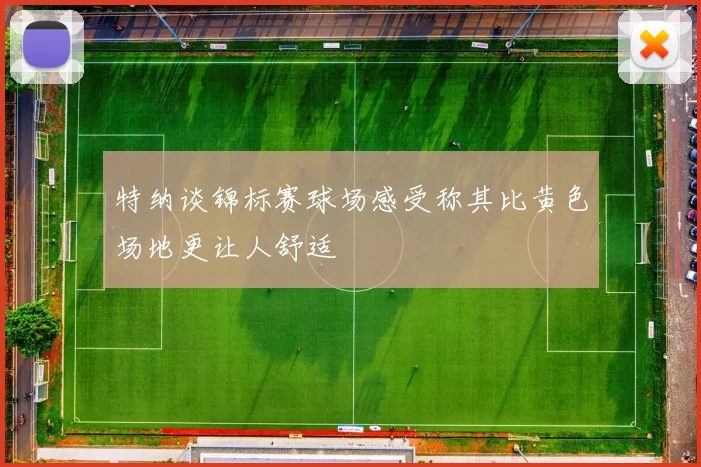 特纳谈锦标赛球场感受称其比黄色场地更让人舒适